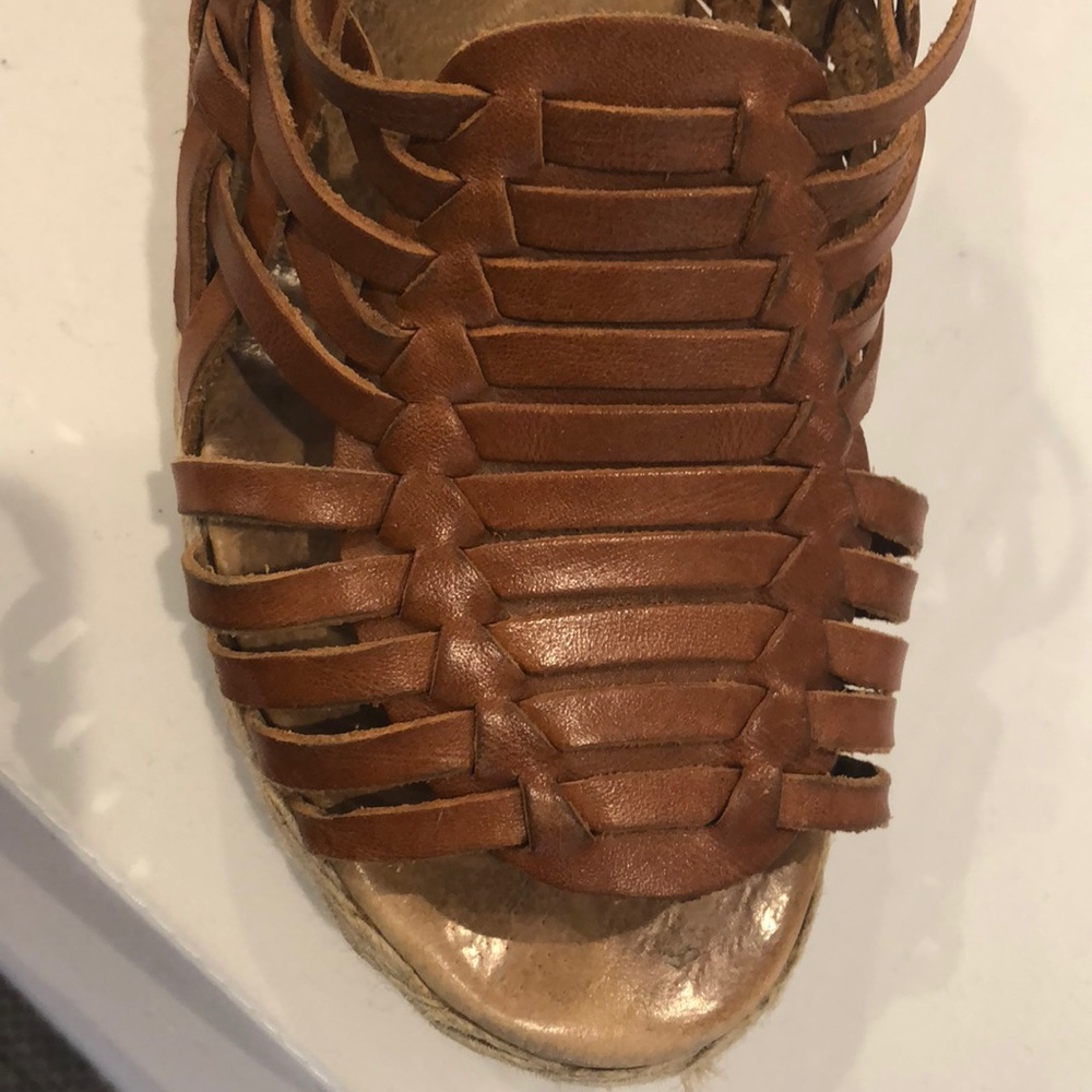 Leather wedges - Picture 3 of 4